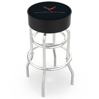 Color-Matched Double Ring | Chrome Stool
