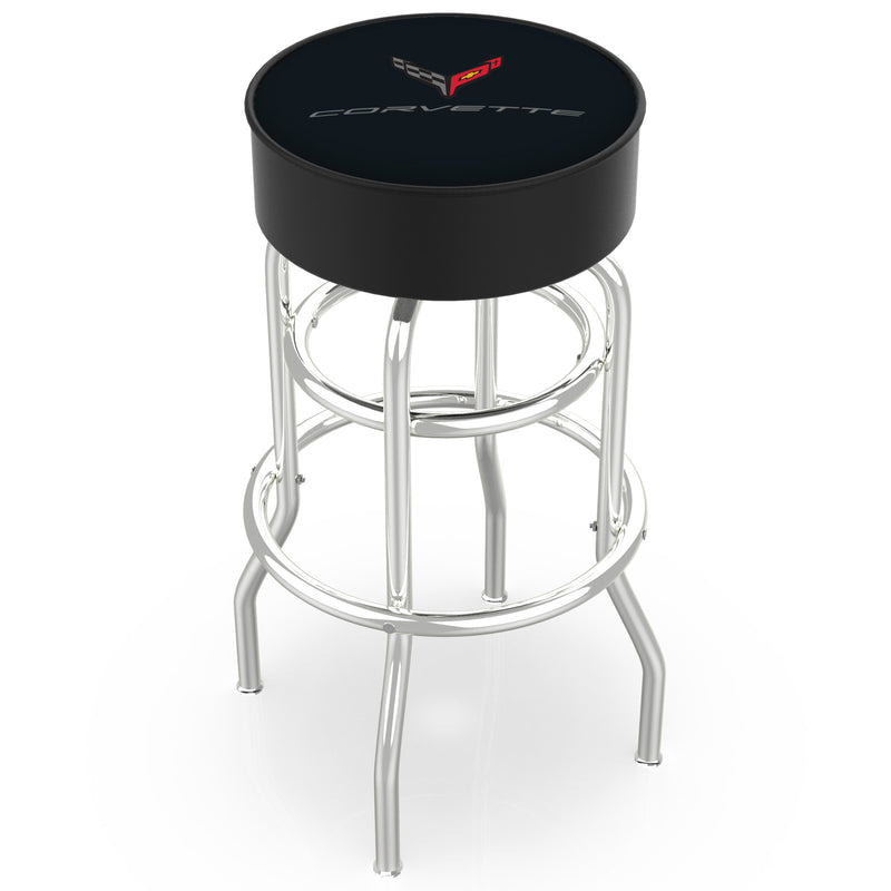 Color-Matched Double Ring | Chrome Stool