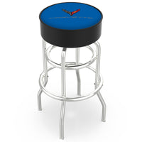 Color-Matched Double Ring | Chrome Stool