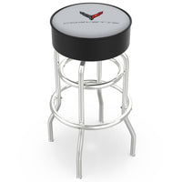 Color-Matched Double Ring | Chrome Stool