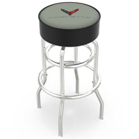 Color-Matched Double Ring | Chrome Stool