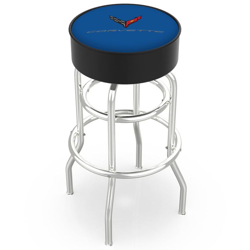 Color-Matched Double Ring | Chrome Stool