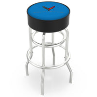 Color-Matched Double Ring | Chrome Stool