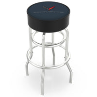 Color-Matched Double Ring | Chrome Stool