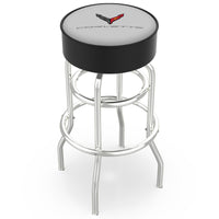 Color-Matched Double Ring | Chrome Stool