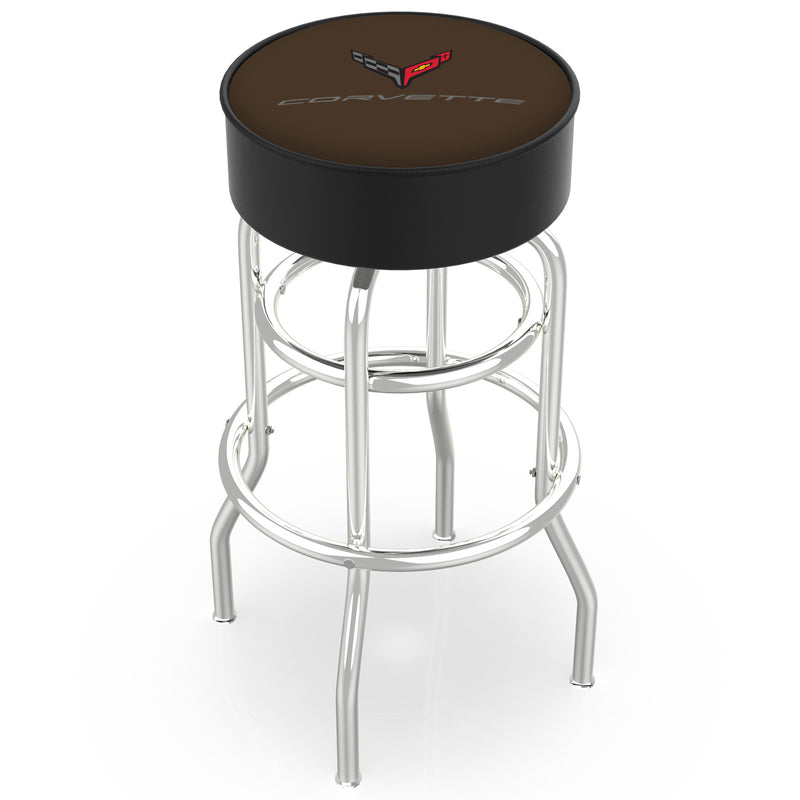 Color-Matched Double Ring | Chrome Stool