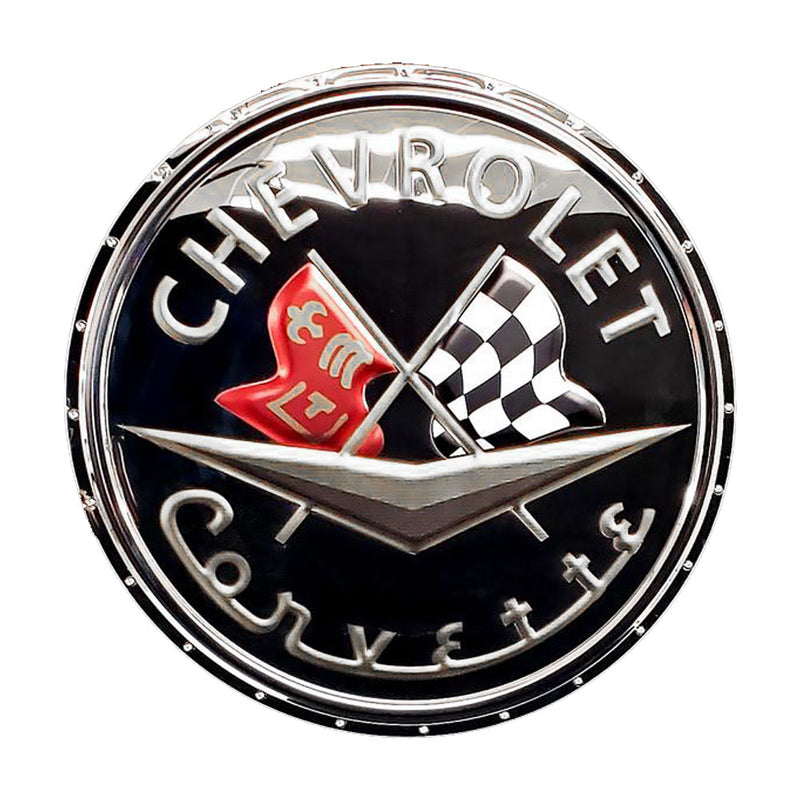 Corvette C1 Emblem Sign | 1953 - 1962 - Front