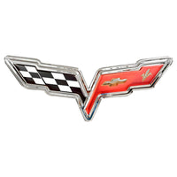 Corvette C6 Emblem Sign | 2005 - 2013 - Front