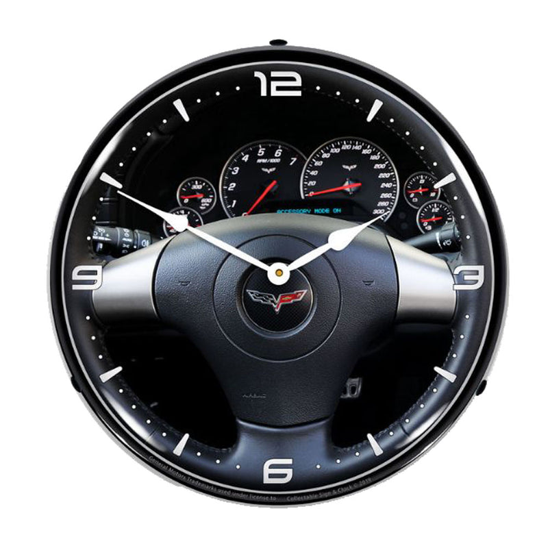 C6 Corvette Dash | LED Clock - Front