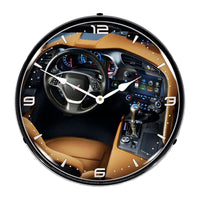 C7 Corvette Dash | LED Clock - Front
