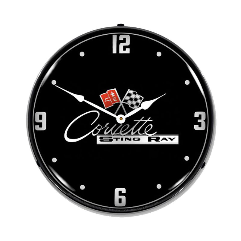 C2 Corvette Sting Ray | LED Clock - Front