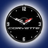 C5 Corvette | LED Clock - with LED Lights on