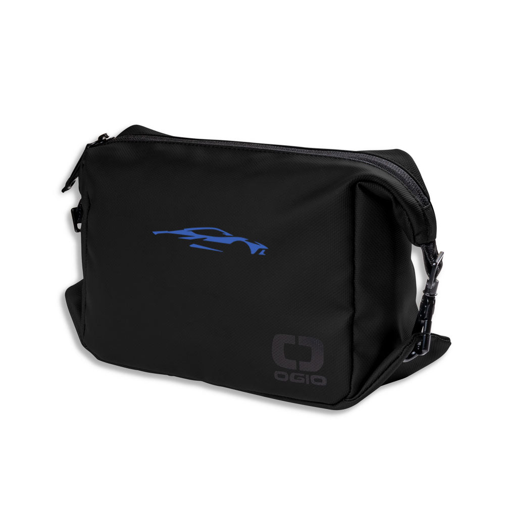 C8 Color-Matched | OGIO® Commuter Case - 3/4 View - Elkhart Lake Blue