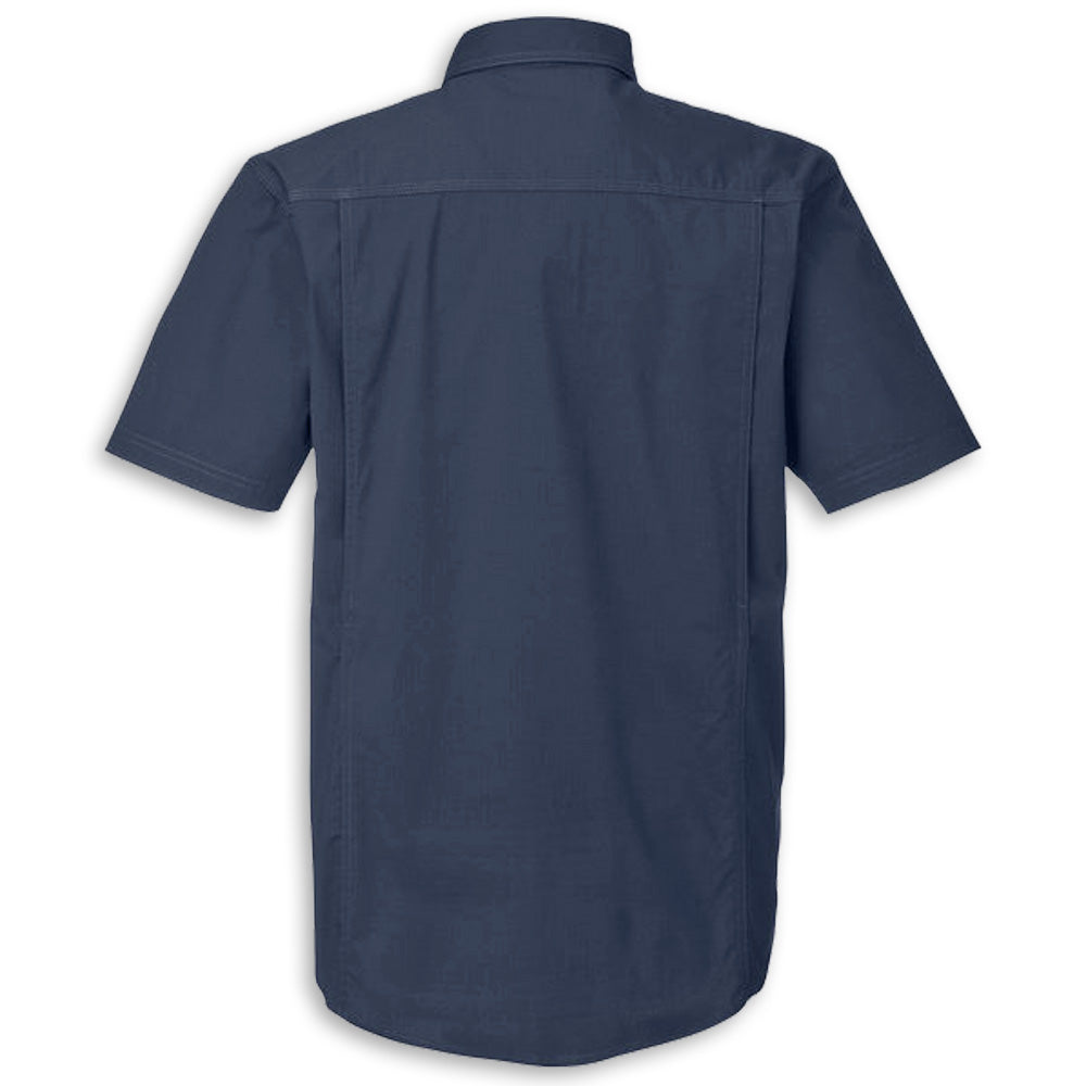 C8 DRI♦DUCK Short Sleeve | Button Down - Deep Blue - Back