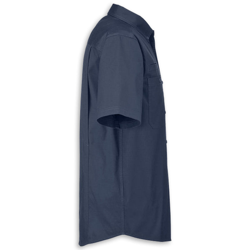 C8 DRI♦DUCK Short Sleeve | Button Down - Deep Blue - Side