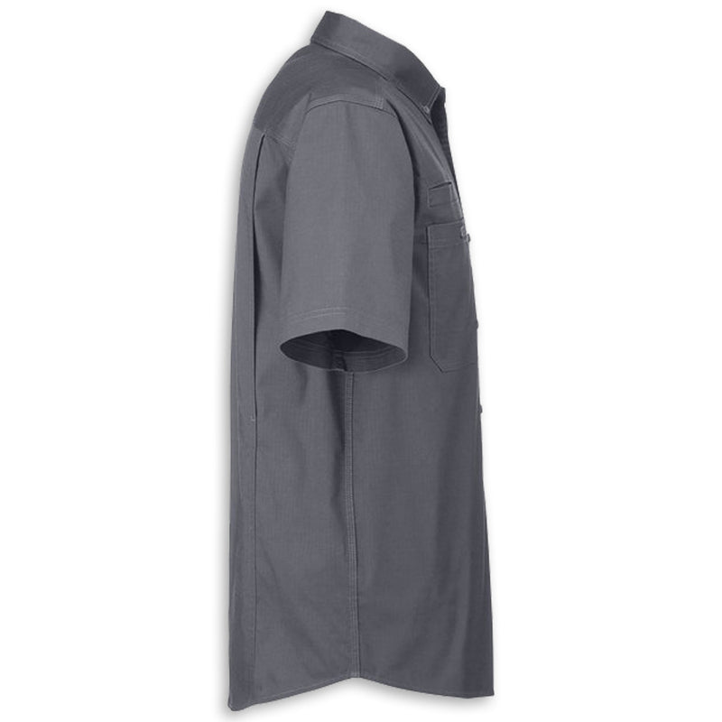 C8 DRI&diams;DUCK Short Sleeve | Button Down - Gunmetal - Side