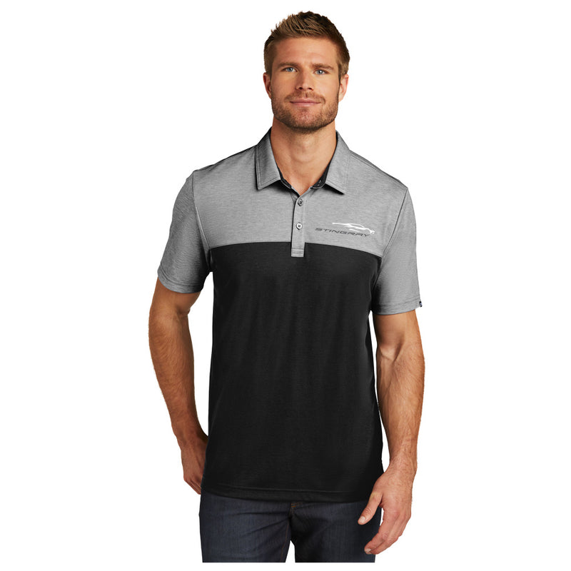 C8 TravisMathew® Polo | Black Heather - Front