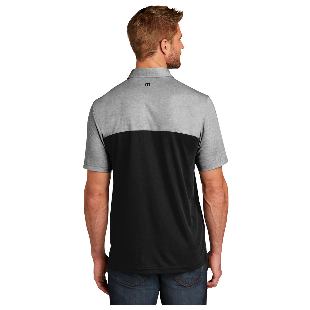 C8 TravisMathew® Polo | Black Heather - Back