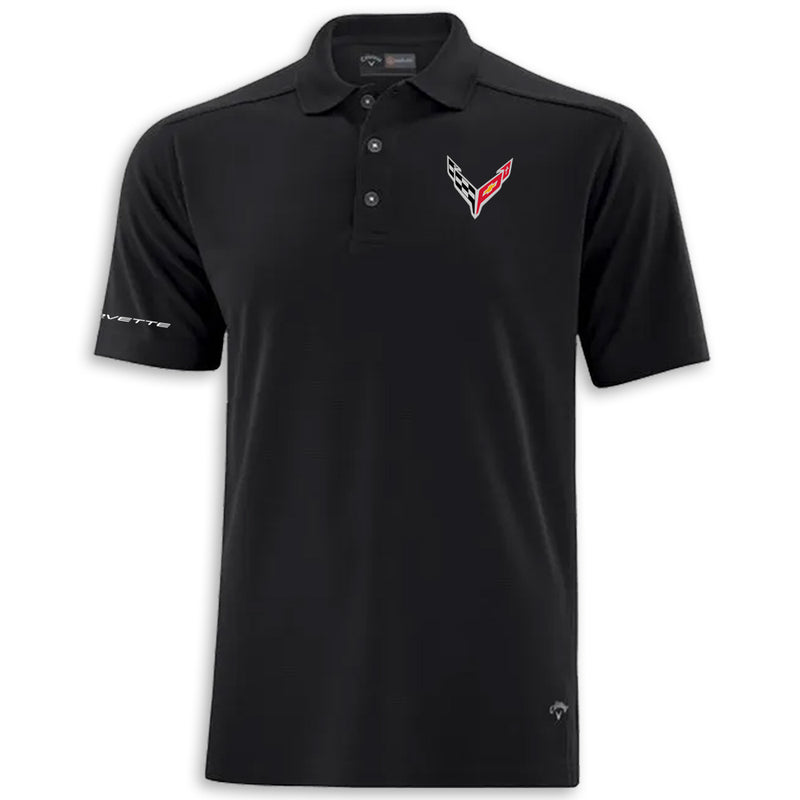 C8 Corvette Callaway® | Core Performance Polo-Black