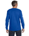C7 Long Sleeve Tee | Royal - On Figure Back