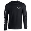 C7 Long Sleeve Tee | Black - Front