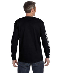 C7 Long Sleeve Tee | Black - On Figure Back
