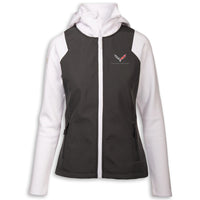 C7 Corvette Contrast | Hooded Full-Zip - Front