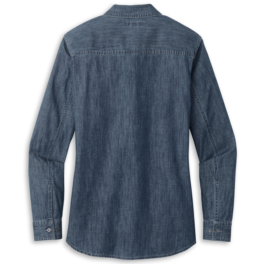 C8 Corvette Ladies | Denim Button-Down - Back