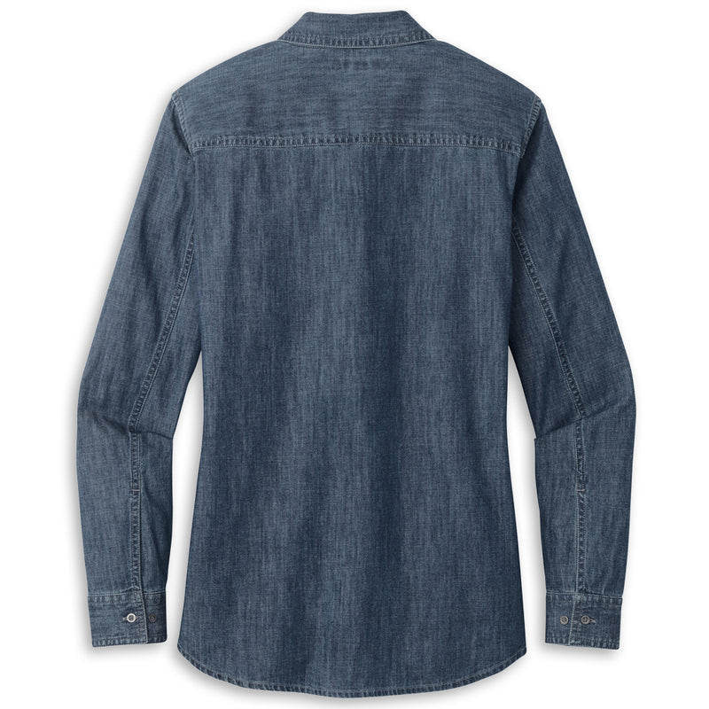 C8 Corvette Ladies | Denim Button-Down - Back