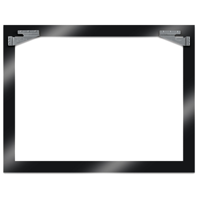 C8 Crossed Flags | Recessed Frame Metal Print - Back