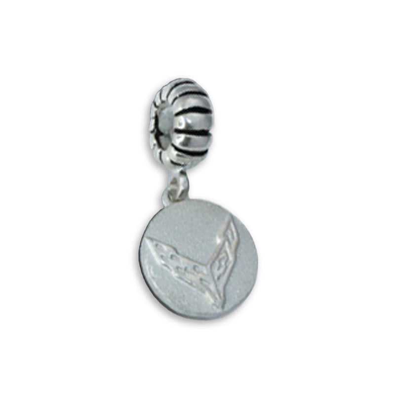 C8 Crossed Flags | Tonal Dangle Charm