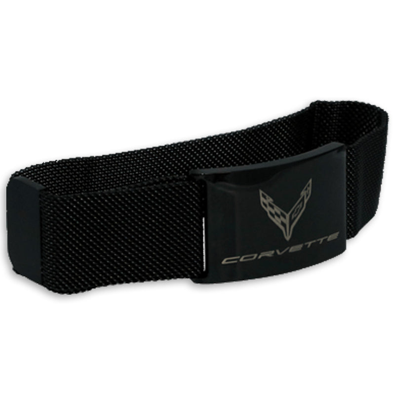 C8 Crossed Flags Mesh | Magnetic Wrap Bracelet