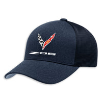 Z06 Roadway Cap | Mélange/Navy - 3/4 View