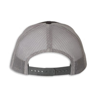C8 Mesh-Back Cap | Black/Charcoal - Back View