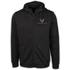 C8 Outlook Hooded | Full-Zip - Black - Front