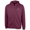 C8 Outlook Hooded | Full-Zip - Burgundy - Front