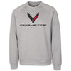 C8 Skyline Long Sleeve Crewneck - Gray - Front