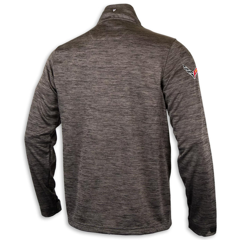 C8 Corvette Awayday | Full-Zip - Charcoal - 3/4 Back