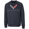 C7 Skyline Long Sleeve | Crewneck - Navy - Front