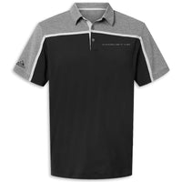 C8 Adidas® Cruise Polo | Black/Gray - Front