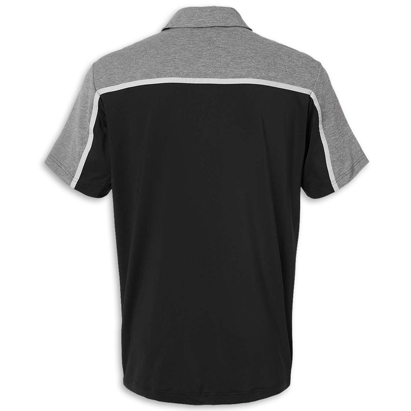 C8 Adidas® Cruise Polo | Black/Gray - Back