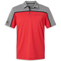 C8 Adidas® Cruise Polo | Red/Gray - Front