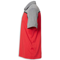 C8 Adidas® Cruise Polo | Red/Gray - Side