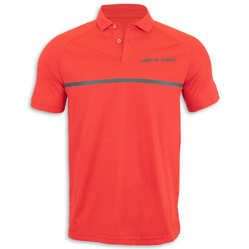 Z06 Speed Stripe Polo | Red