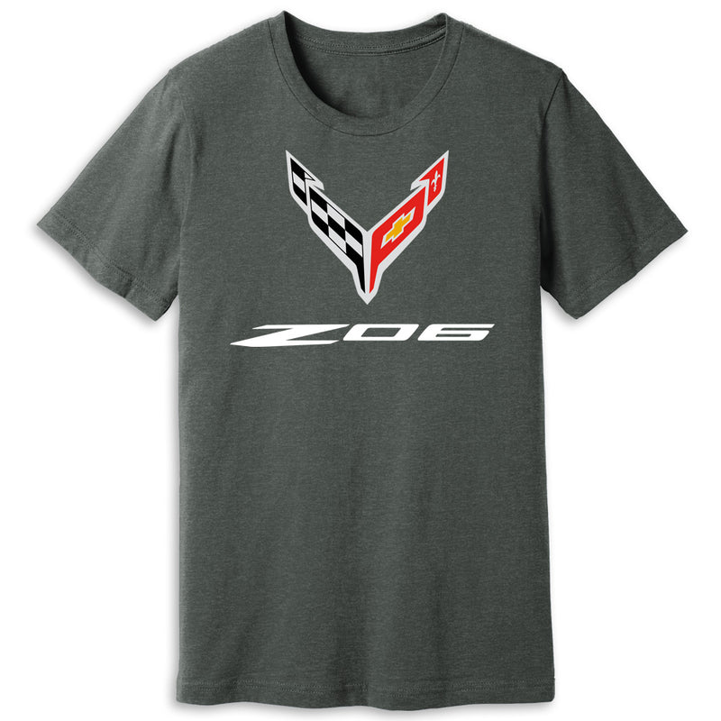 Z06 Salute Tee | Deep Heather - Front