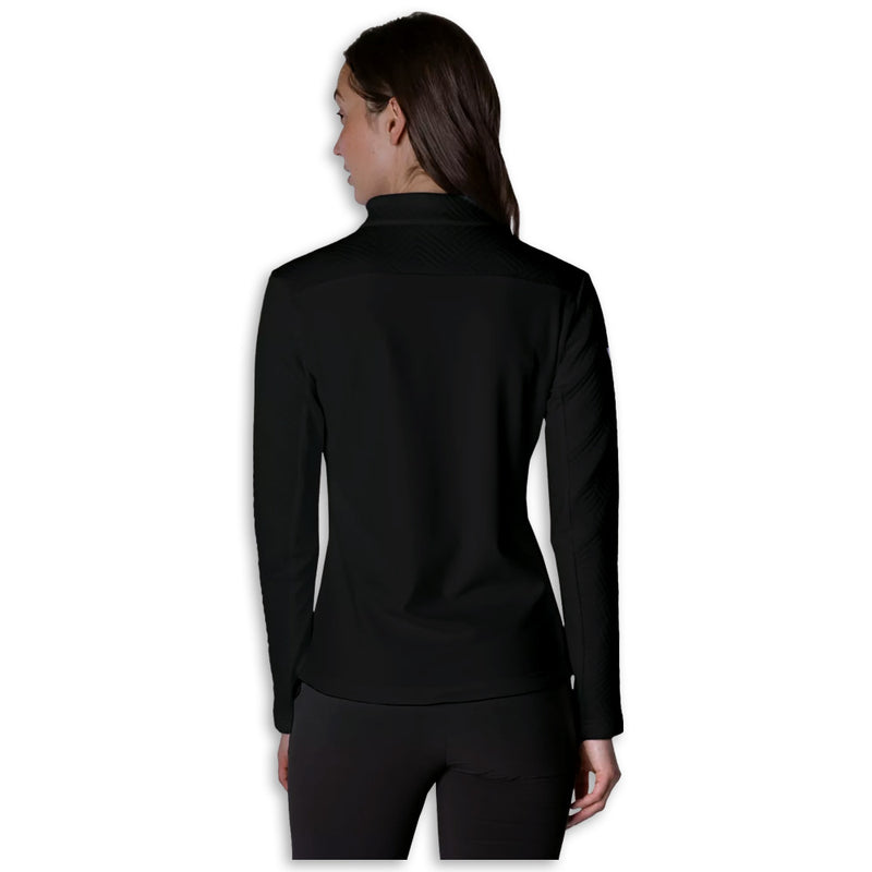 C8 Byway Quilted | Quarter-Zip - Black - Back