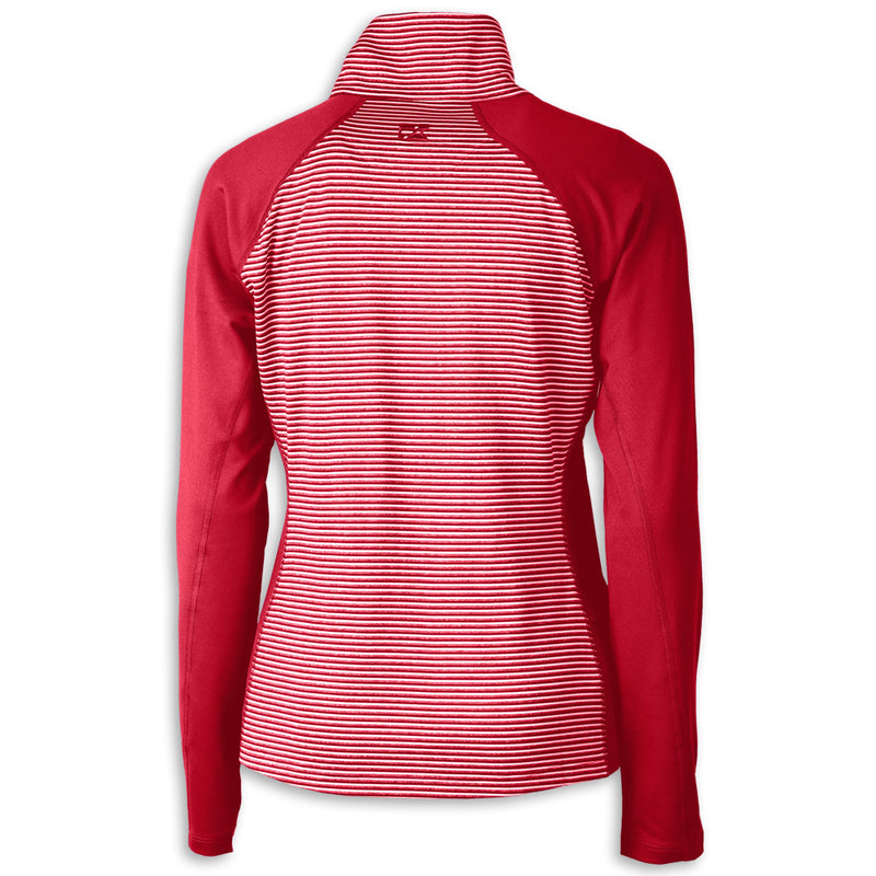 C8 Cutter & Buck® | Tour Half-Zip - Red - Back