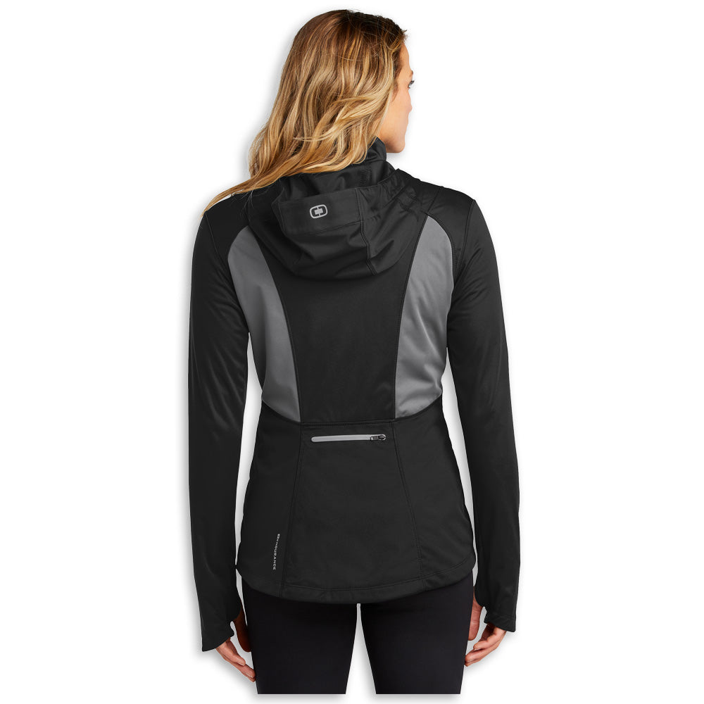 C8 Ogio® Women's | Hooded Soft Shell - Back