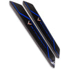 C8 Color-Matched Stingray | Door Sill Plate Covers - Elkhart Lake Blue
