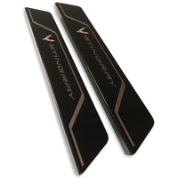 C8 Color-Matched Stingray | Door Sill Plate Covers - Zeus Bronze